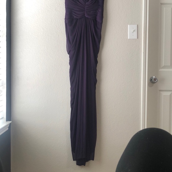 Brideamaid ADRIANNA PAPELL Purple formal dress - Picture 3 of 13